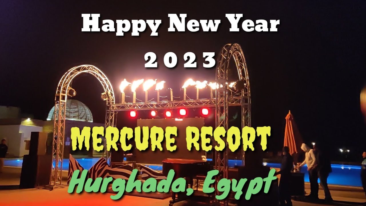 Happy New year 2023 at Hurghada Mercure Resort in the Red Sea Egypt @the_bong_traveller3319