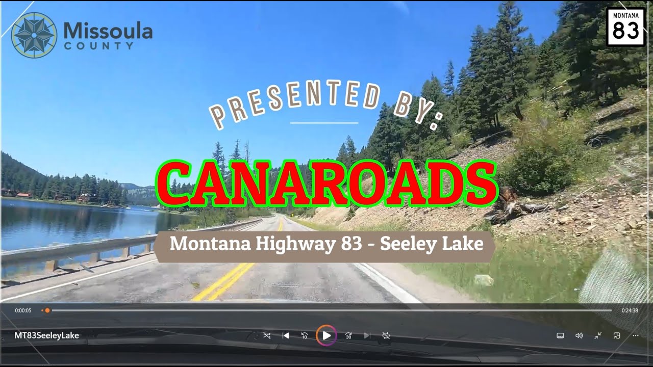 4K Montana Scenic Drive - Montana State Highway 83 (Seeley Lake / Swan Valley Scenic Drive)