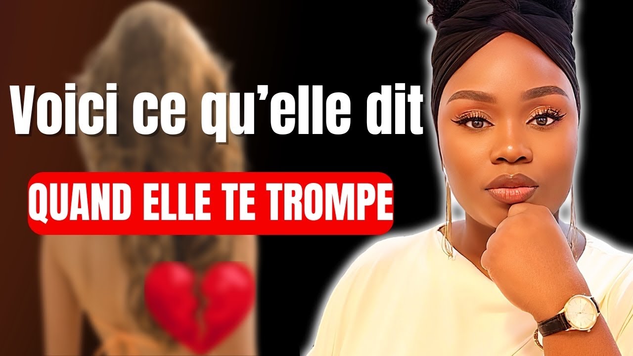 Quand une femme te trompe, elle dit toujours ces phrases 