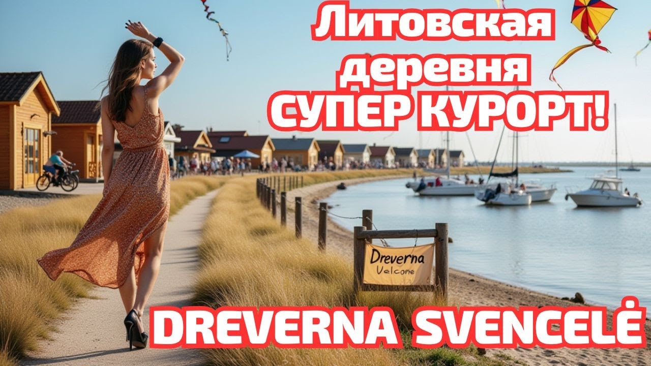 Велопоездка по Литве: пустая Dreverna и ветреная Svencelė #литва