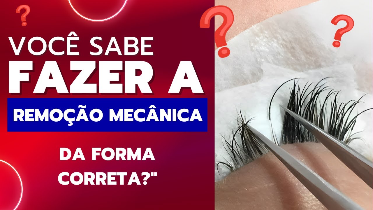 [Guia Completo] Como remover a Extensão de Cílios manualmente - Remoção Mecânica Sem Danos.