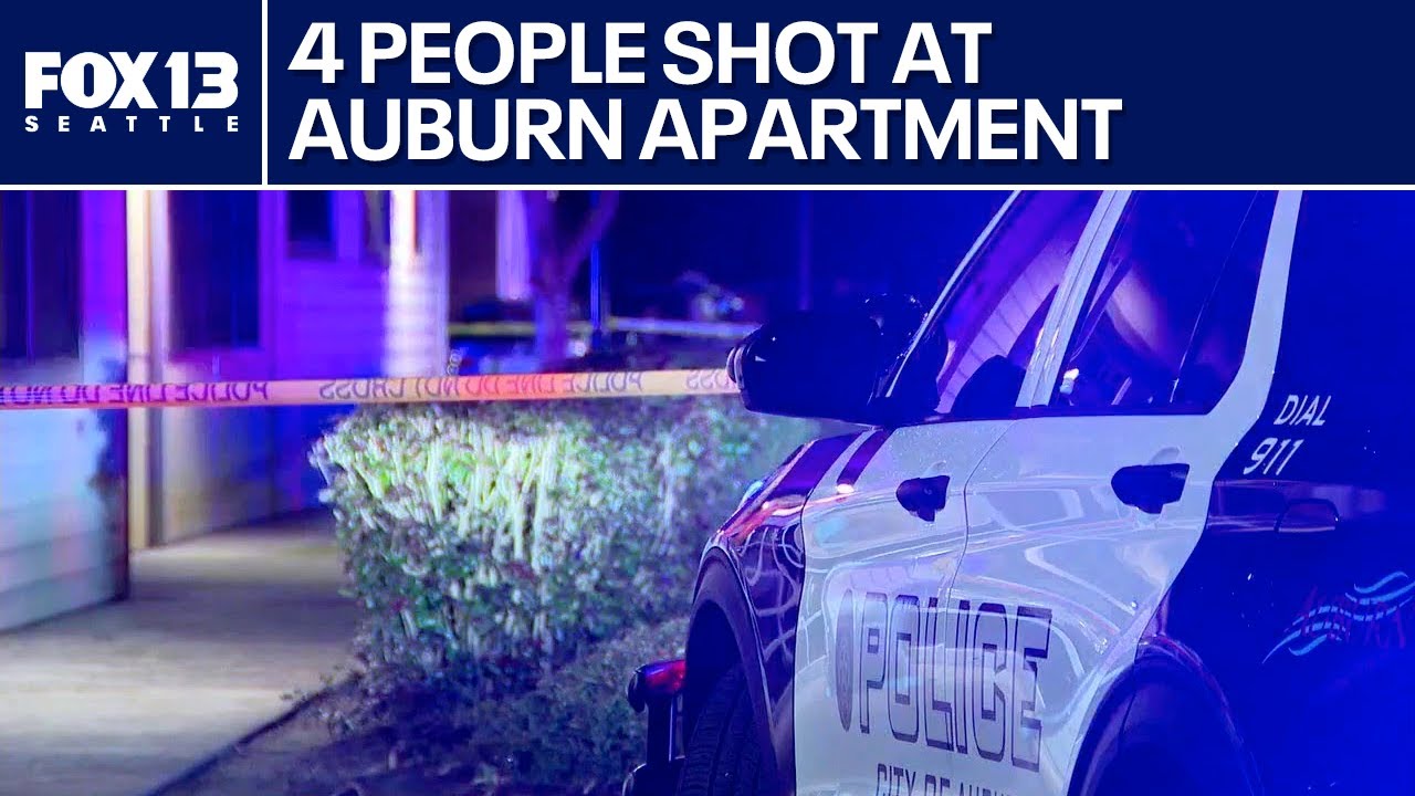 4 people shot in Auburn, no suspect at large | FOX 13 Seattle