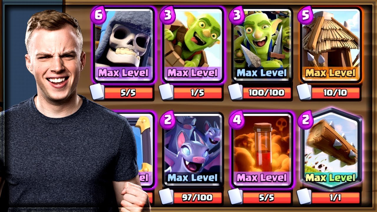 Clash Royale - GIANT SKELETON MIRROR BAIT?