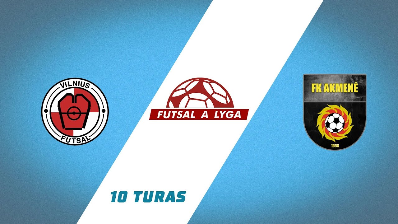 Futsal A lyga. 10 turas: Vilnius futsal - FK Akmenės kraštas (2025-11-30)