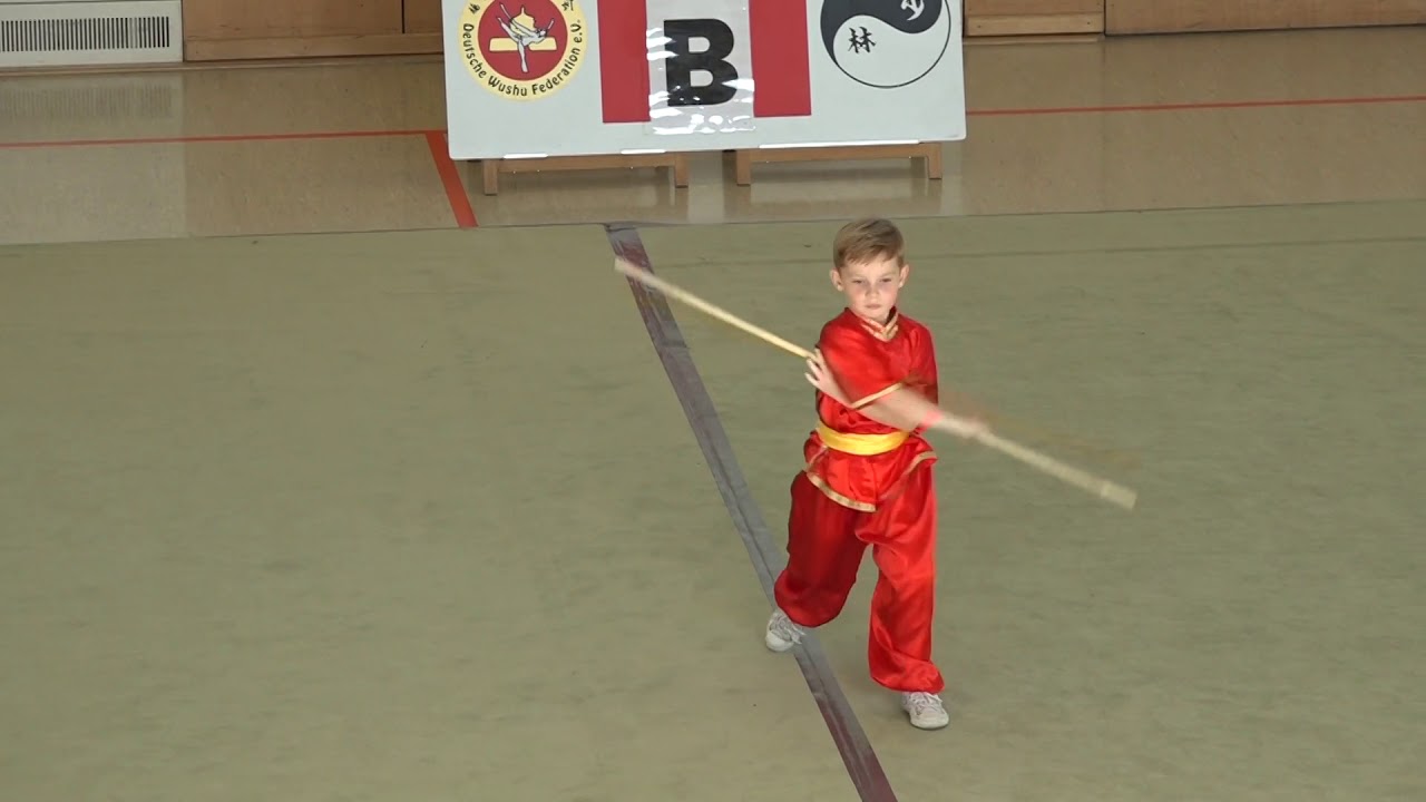 Deutsche Wushu Meisterschaft 2018 - David Kleinschmidt Gunshu