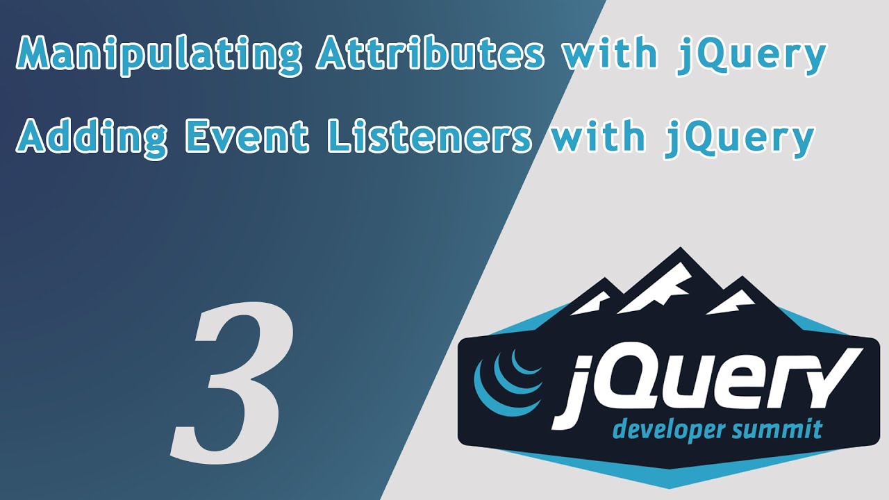 Learn JQuery Adding Event Listeners with jQuery - Adding and Removing Elements with jQuery