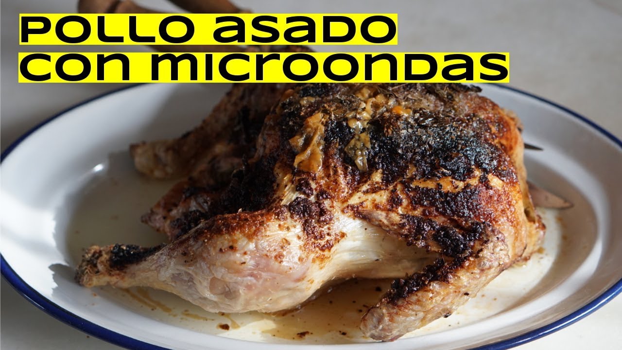 Cómo hacer pollo asado. Receta con microondas