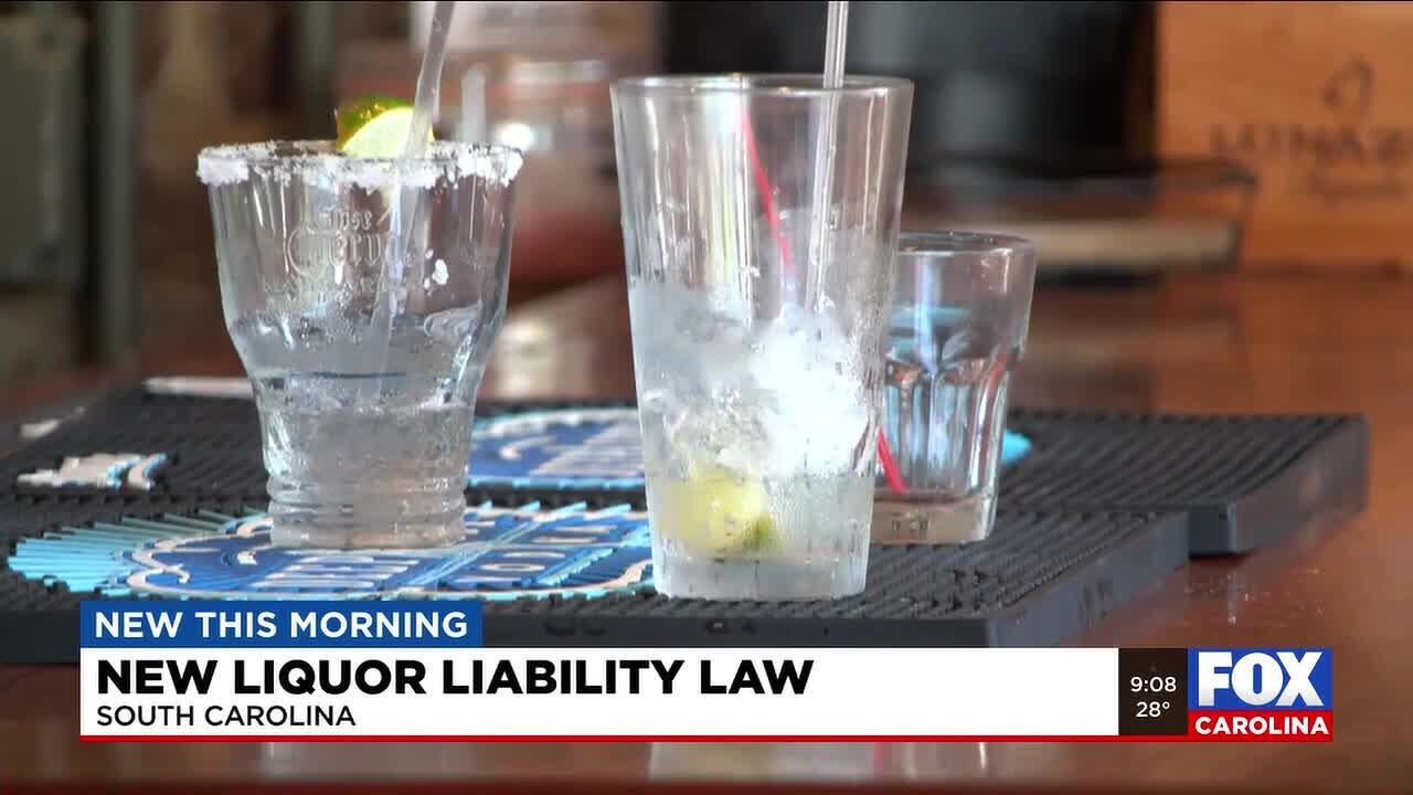 New liquor liability law to take effect on Jan. 1 in South Carolina