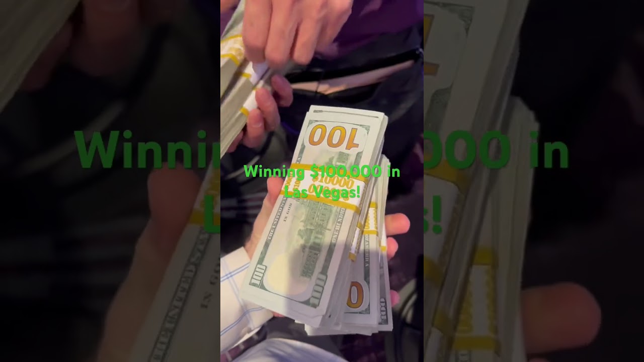 Получение 100 000 долларов в Лас-Вегасе #азартныеигры #деньги