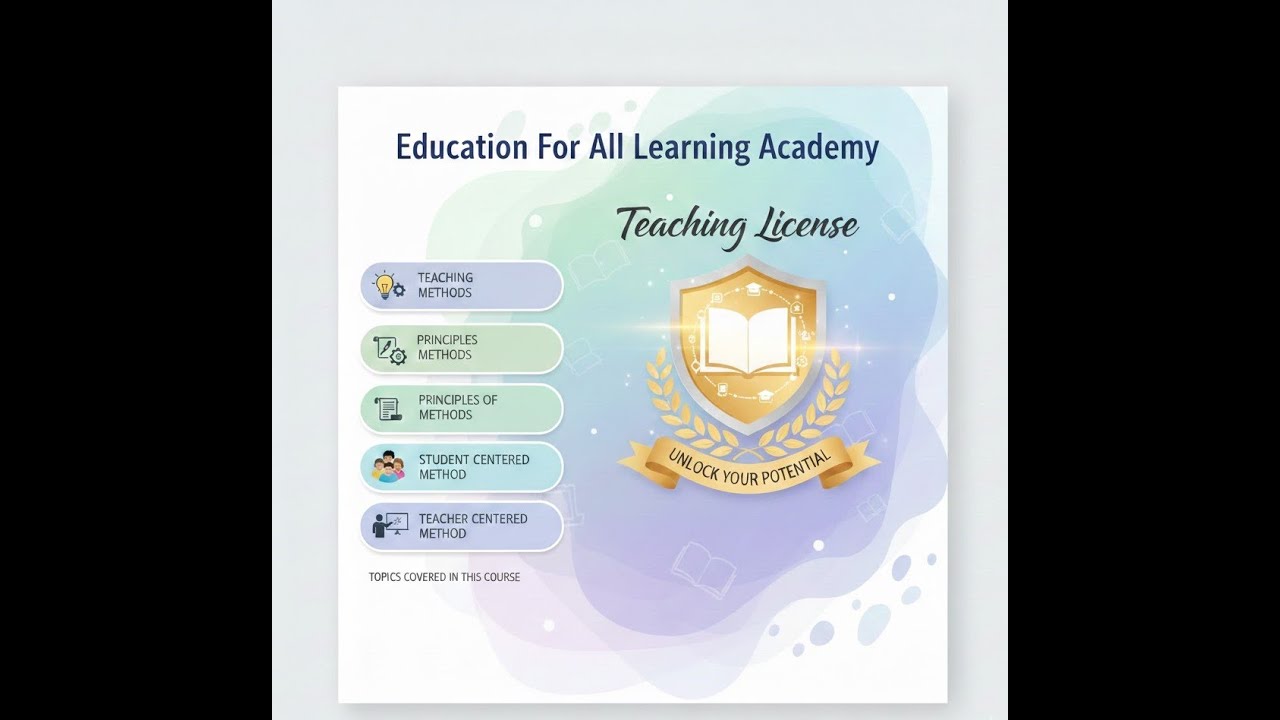 Methods of Teaching | Types, Principles & Examples | B.Ed, ADE, Teaching License Preparation