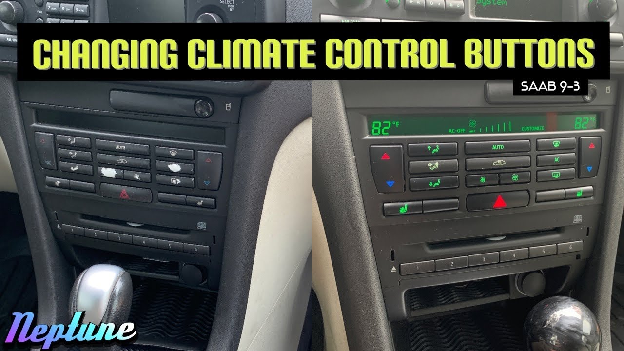 How to replace the Climate Control Buttons | Saab 9-3 Aero Sport Combi