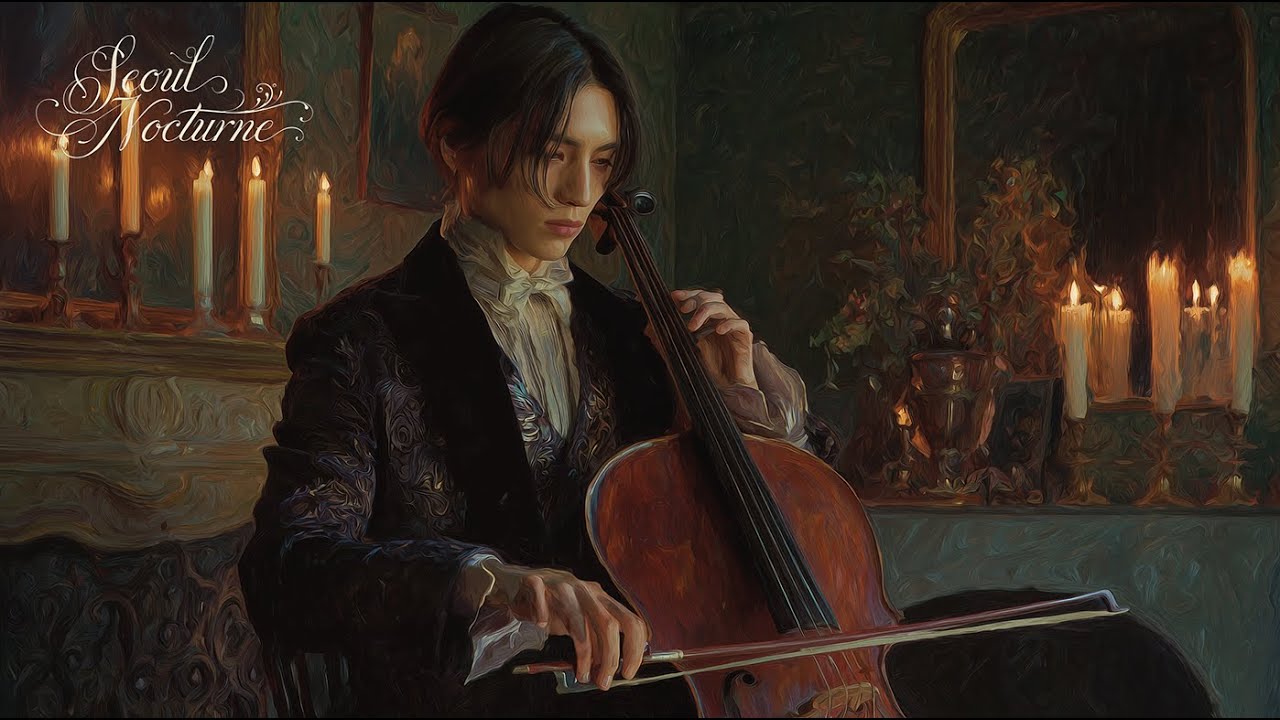 A Quiet Flame 🌙 Dark Romantic Cello & Piano | Moonlit Music for Quiet Longing