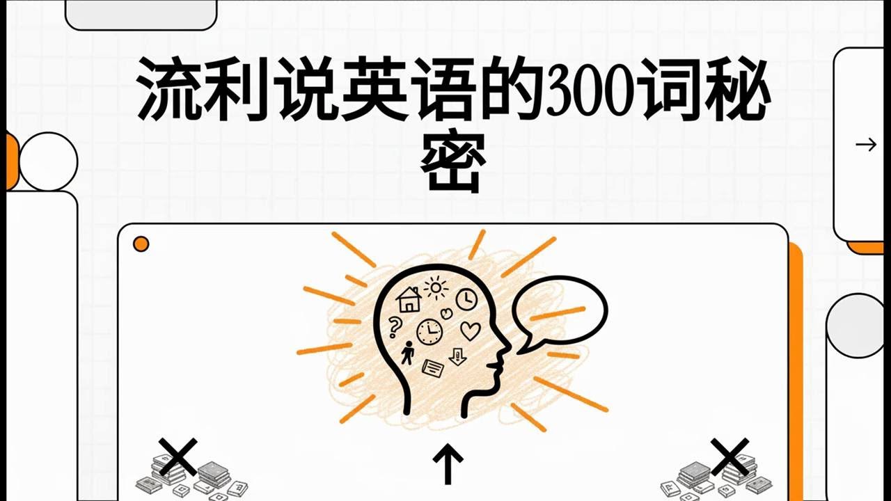 只需300个词汇，就能掌握65%的英语口语