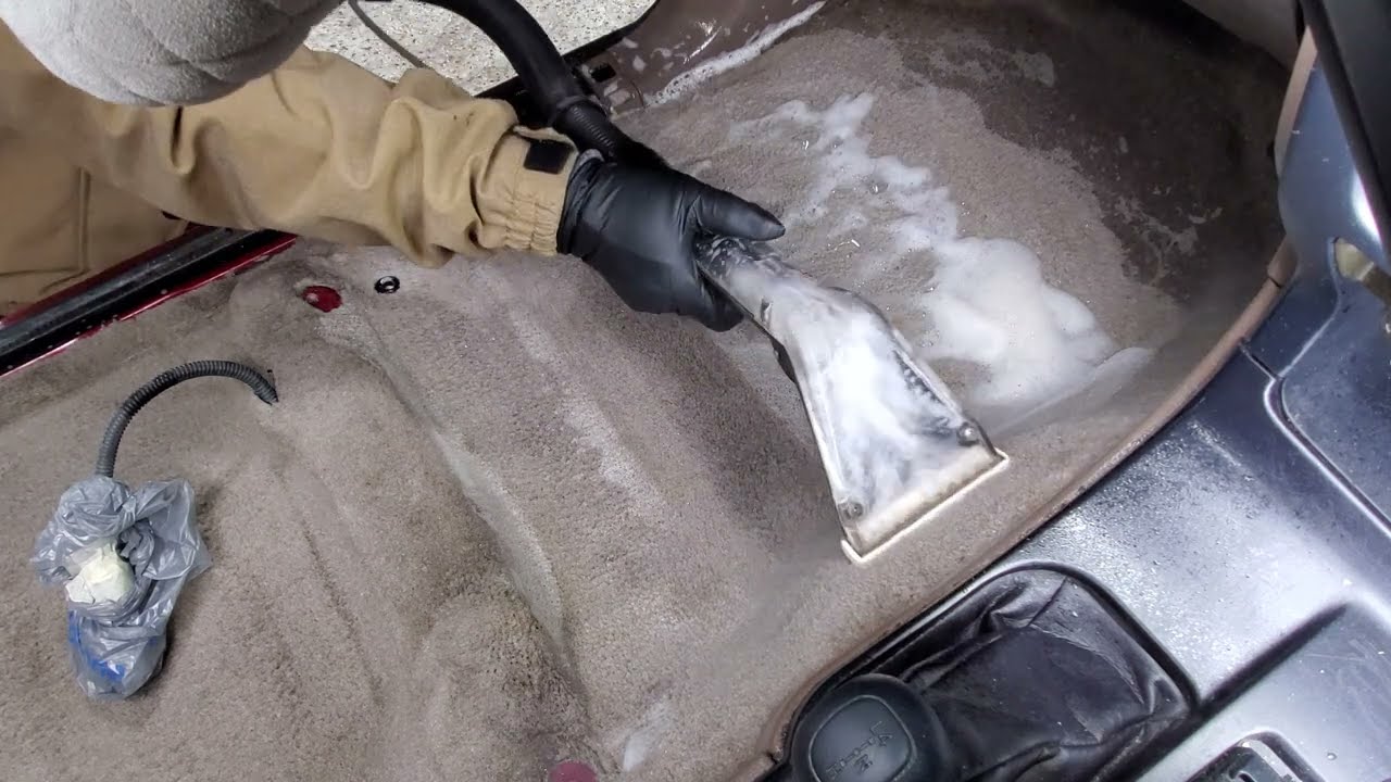 Full Carpet Stain Extraction Process ASMR