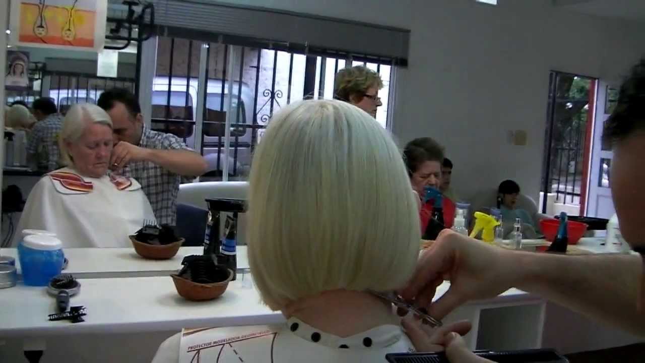 Female Hair Cut Classic Bob Easy -  Corte Clasico Estilo Carre Femenino Facil