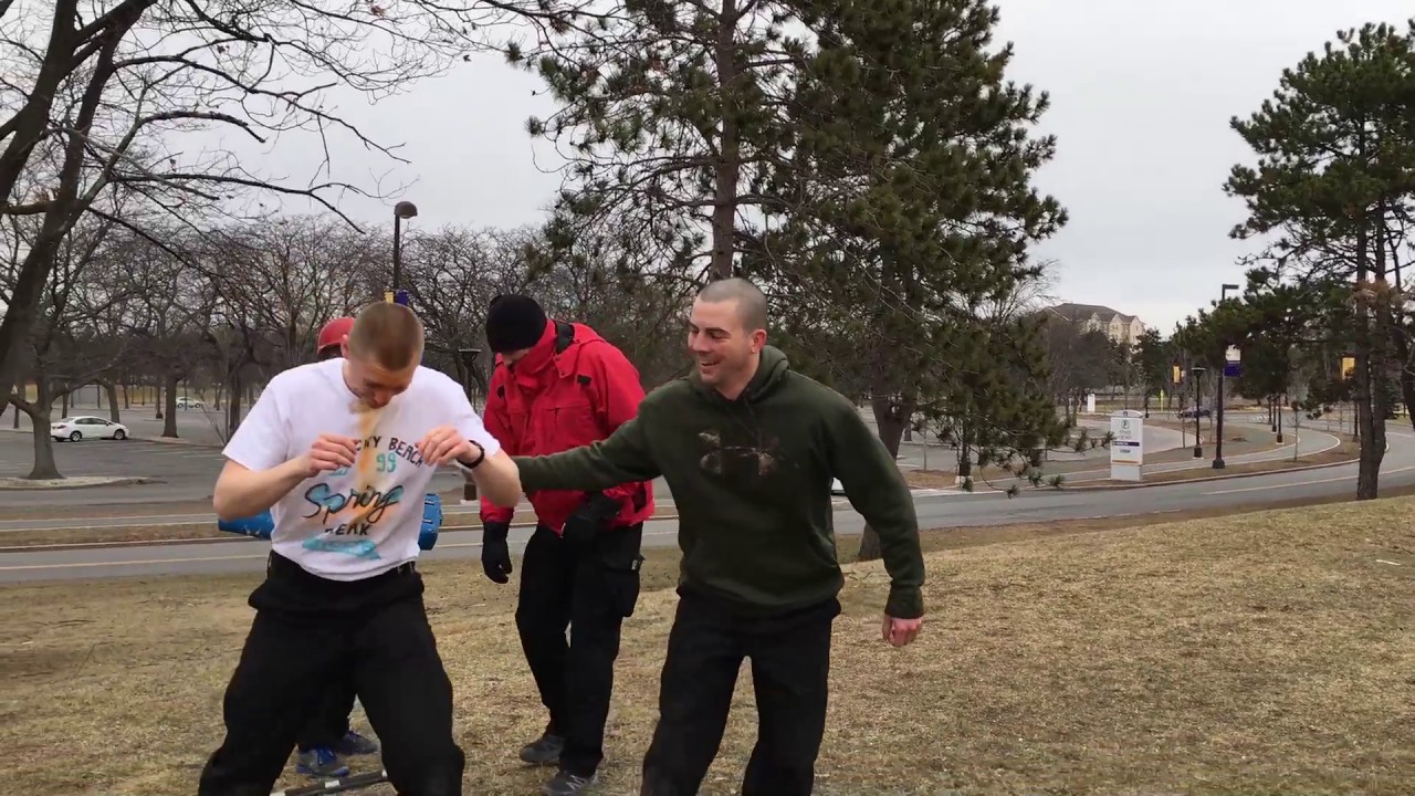 NY State Police Academy: Pepper spray training