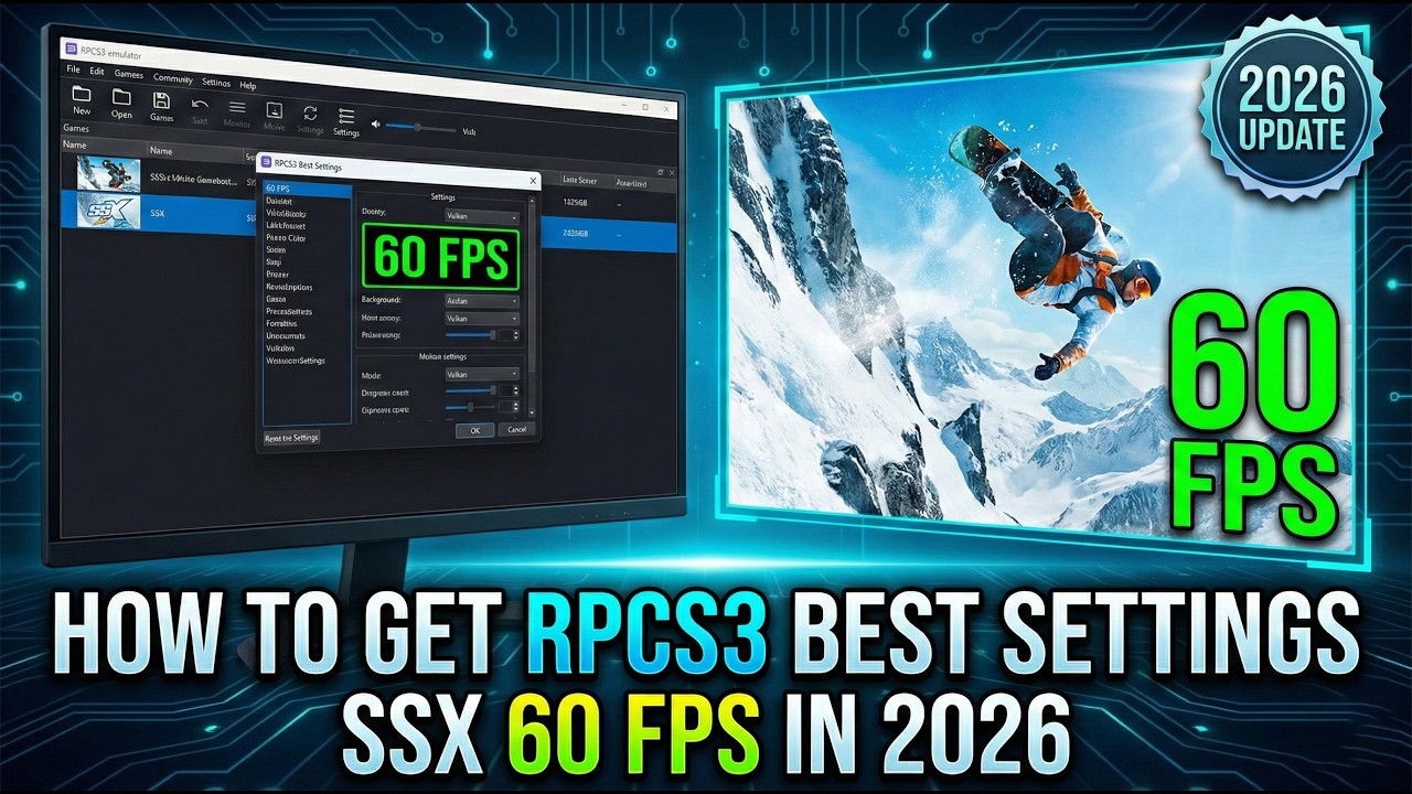 How To Play SSX at 60 FPS on PC | RPCS3 Best Settings (2026)