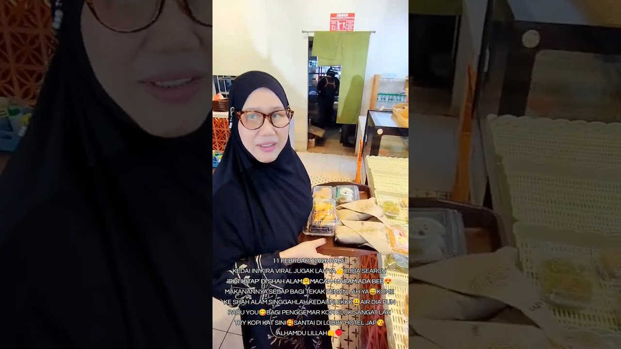 SUASANA DI KEDAI ROTIKITAP DI SHAH ALAM👍🥰♥️