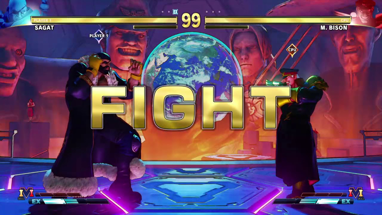 STREET FIGHTER V Sagat vs M.Bison
