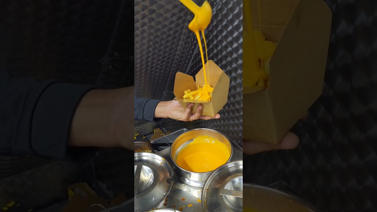 Cheese Sauce Drip on Fries #Cheesy #Cheese