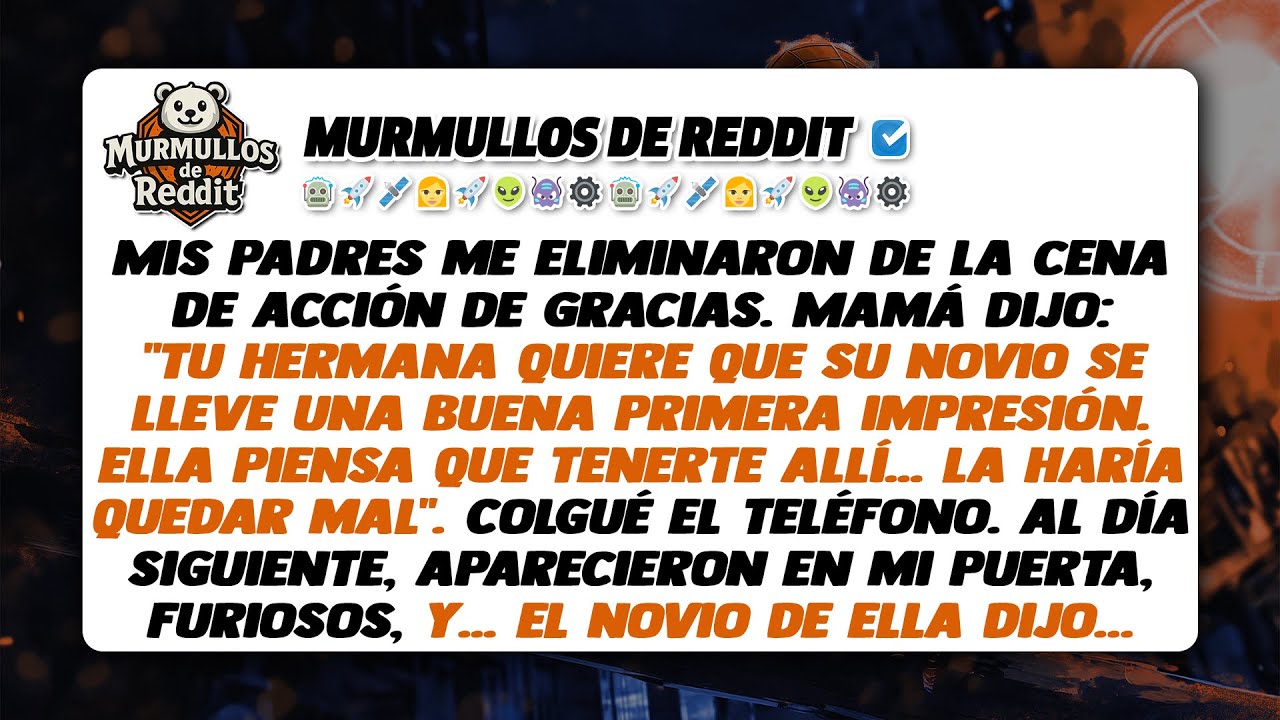 Mis padres me desinvitaron de la cena de Acción de Gracias por 
