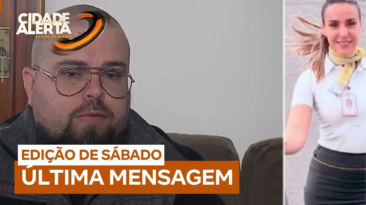 Irmão de comissária de bordo fala sobre mensagem enviada por ela antes da queda do avião em SP