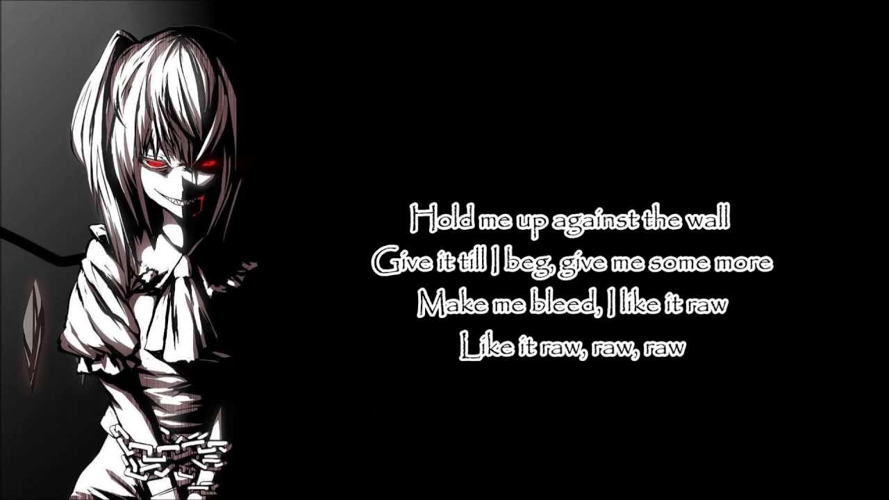 Nightcore - Flesh » Lyrics on Screen «