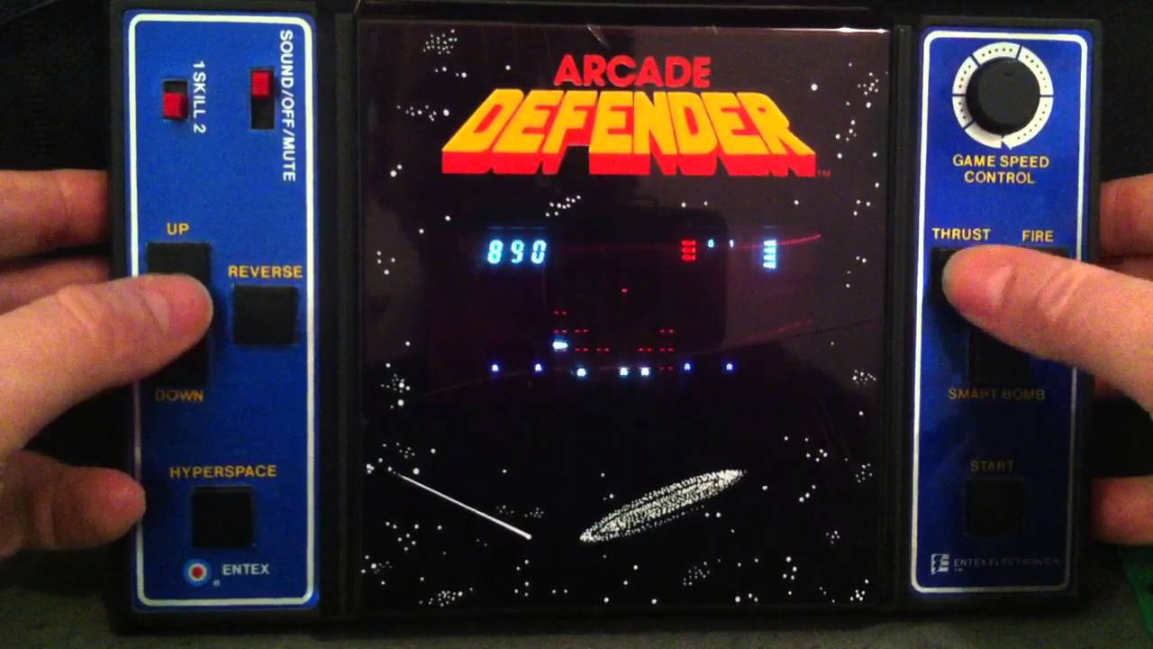 Entex Arcade Defender Gameplay