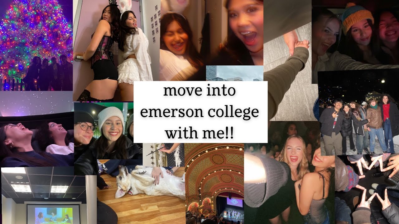 college move-in day! move into emerson college with me