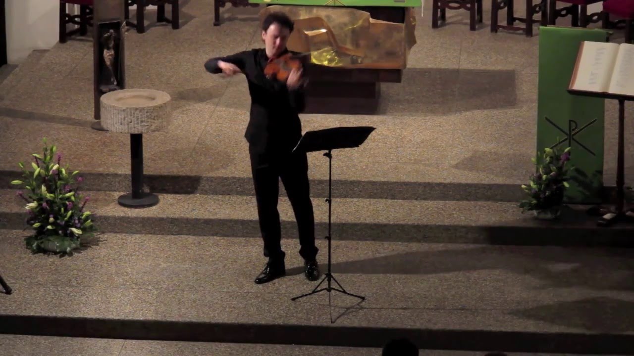 Telemann 12 fantasias for violin, fantasia n°9 Jean-Baptiste Poyard. Live