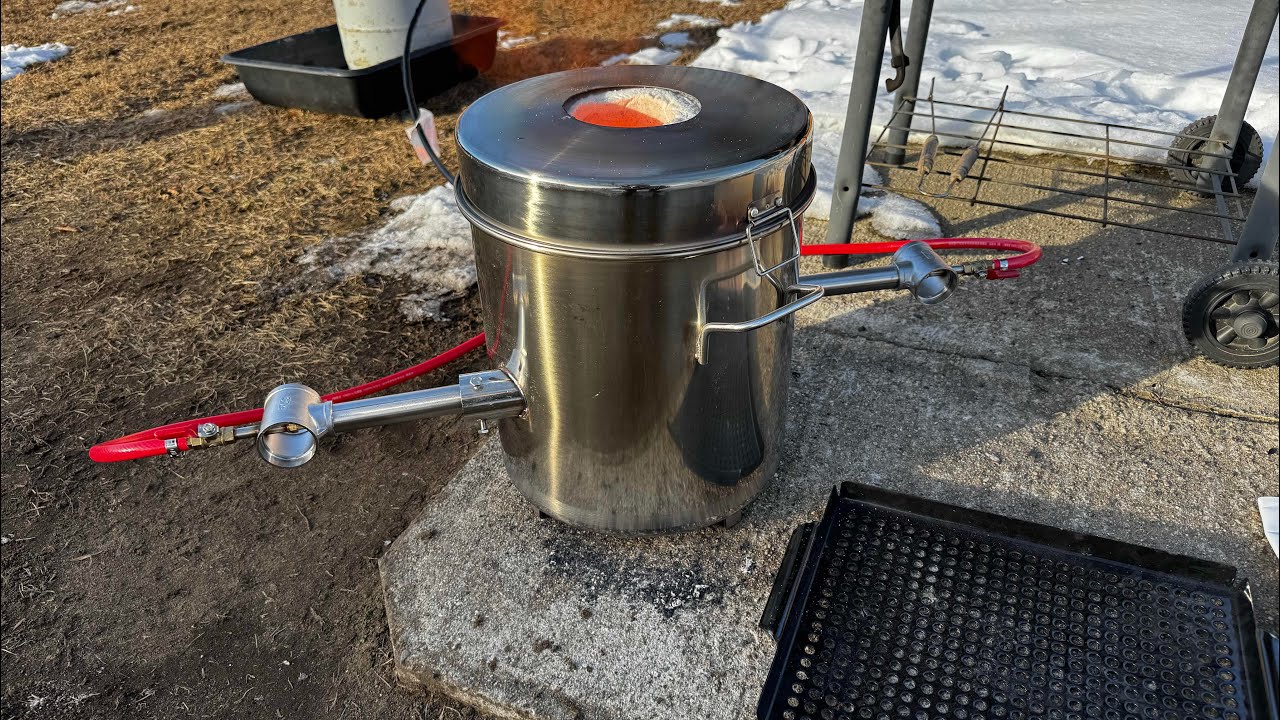 Unboxing and Reviewing a Large Dual Burner Furnace from Temu 