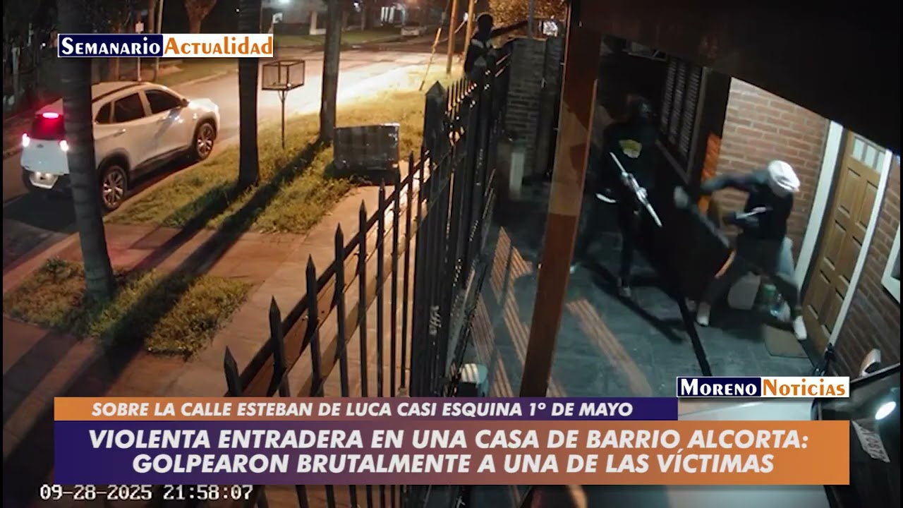 Violenta entradera en una casa de barrio Alcorta: Golpearon brutalmente a una de las v&iacute;ctimas