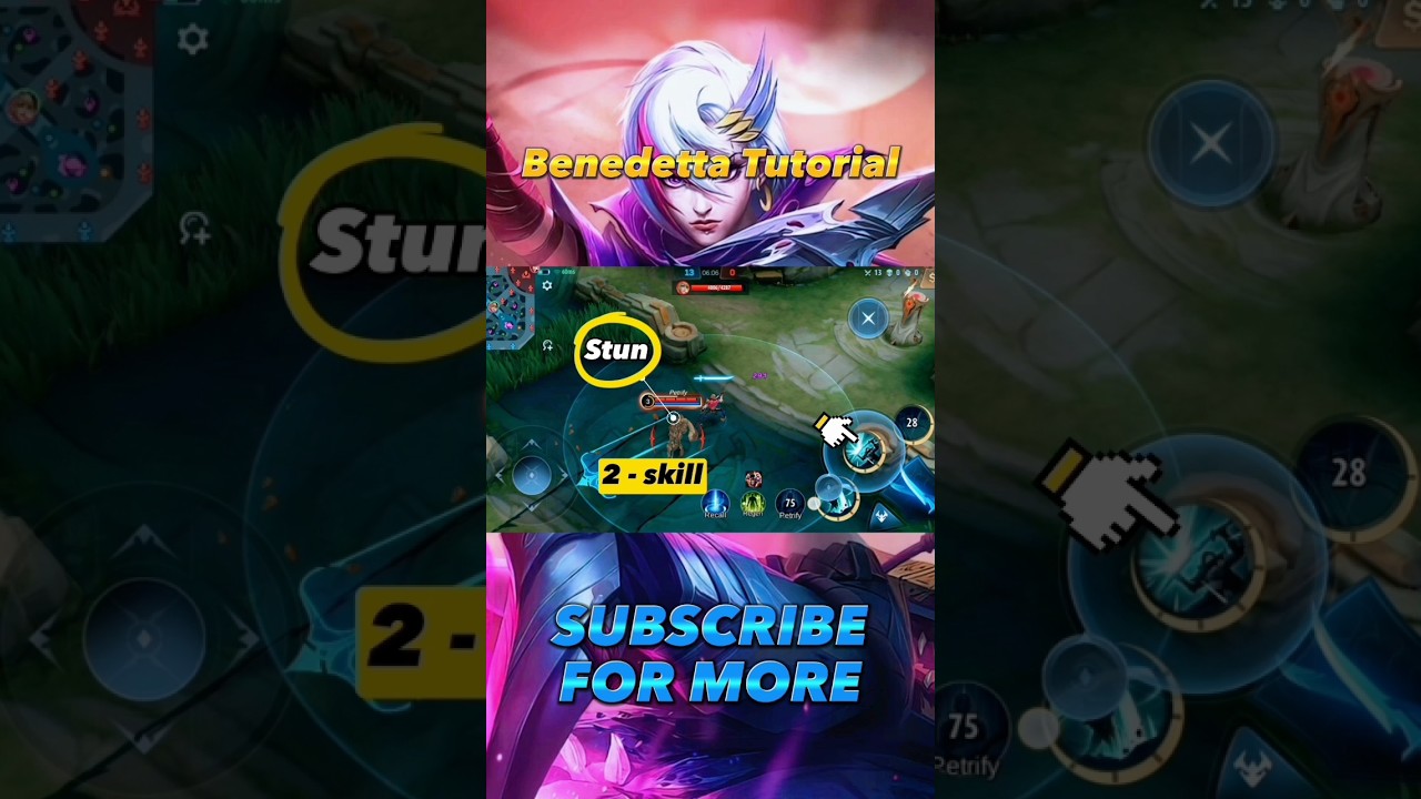 Benedetta Tutorial Combo 😱 - Mobile Legends: bang bang
