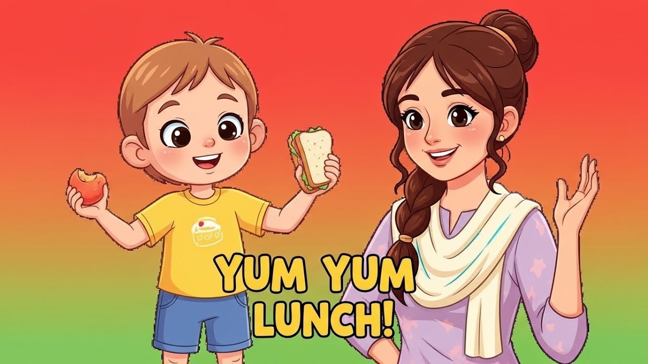 What’s in Your Tiffin Today? | Fun & Healthy Lunch Song for Kids 🍎🥪