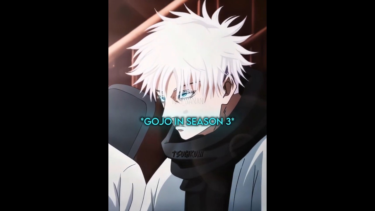 Gojo in season 3 🥶 | Gojo in serious mood | Gojo edit #shorts #jjk #fyp #gojo #edit