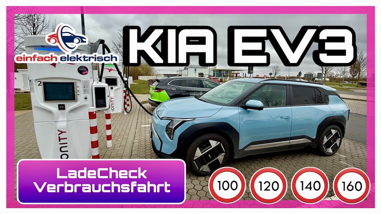 2025 Kia EV3 wir checken die reale Reichweite & Ladepower