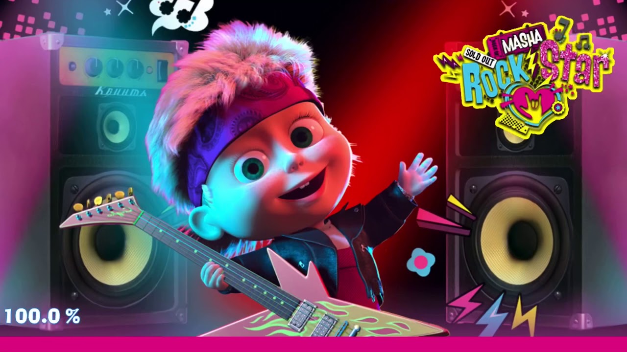 Masha and the Bear rock n roll game