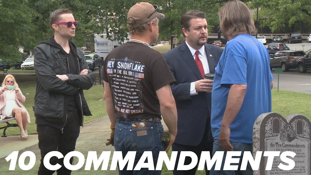 Lucien Greaves talks Arkansas's Ten Commandments monument
