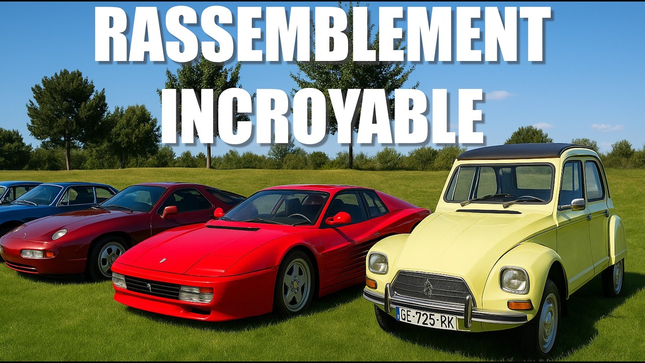 Les Plus Belles Voitures de Collection au Retrorencard ! 😍 Ferrari, BMW, Mercedes
