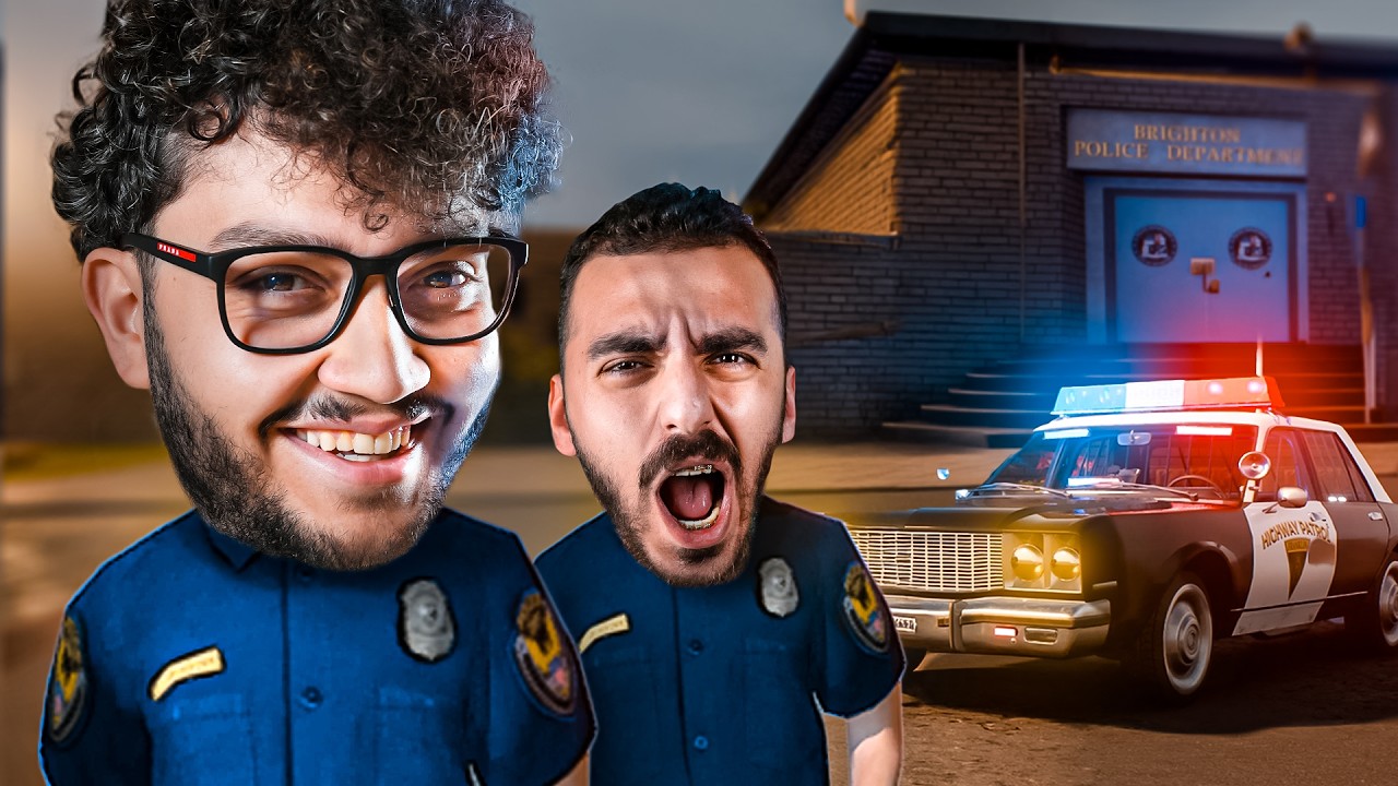 اسوء رجال امن بالعالم🤣 Flashing lights