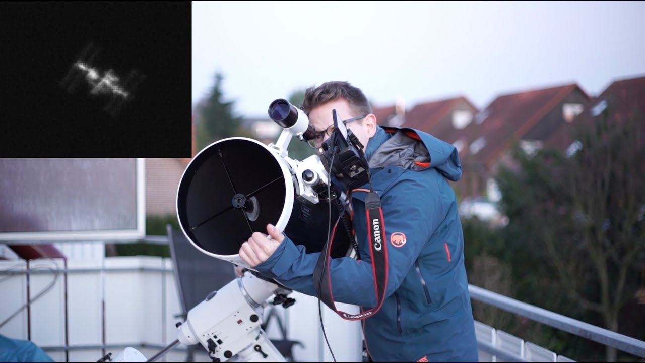 Capturing the ISS (International Space Station) through my Telescope