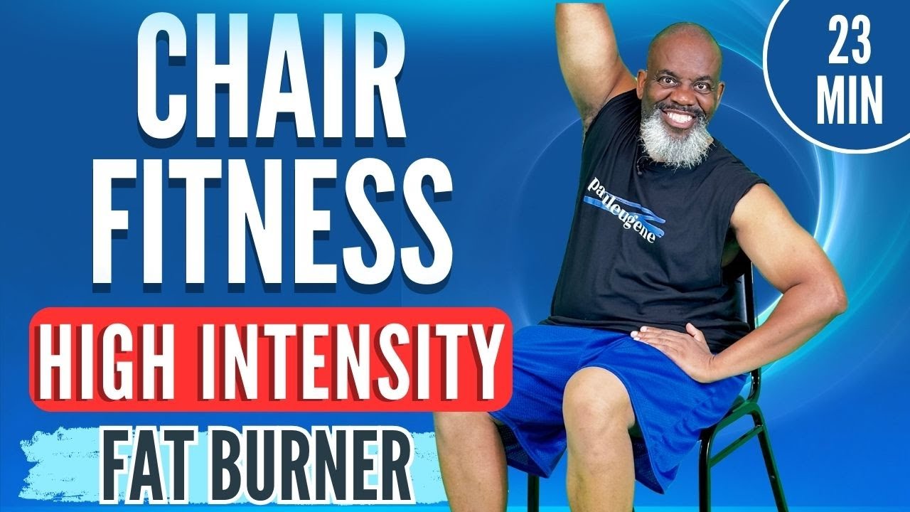High-Intensity Chair Fitness Workout! Burn Fat Sitting Down!