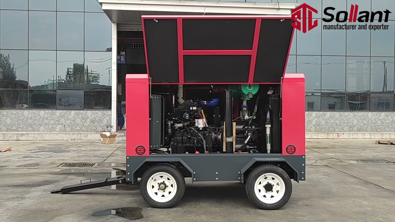 Portable Diesel Screw Air Compressor Manufacturer in China