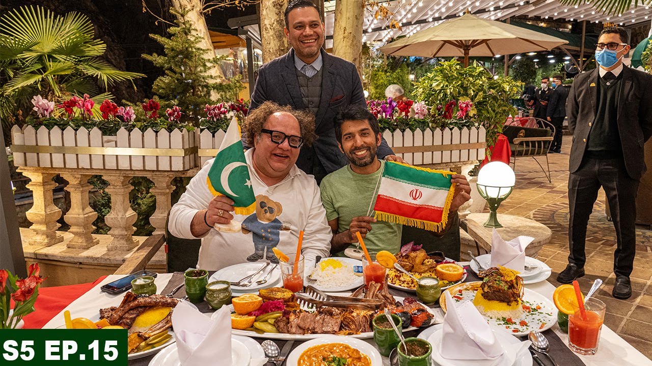 EXTREME IRAN FOOD TOUR IN TEHRAN | S05 EP.15 | PAKISTAN TO SAUDI ARABIA MOTORCYCLE
