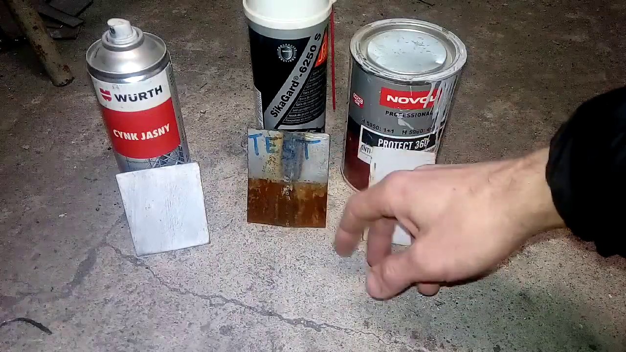Test (reakcja na wode i sól)