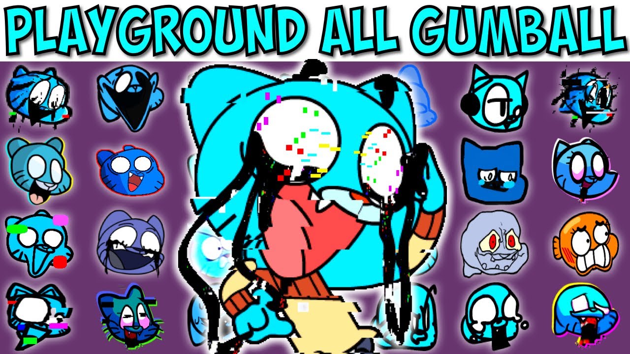 FNF Character Test | Gameplay VS My Playground | ALL Gumball Test