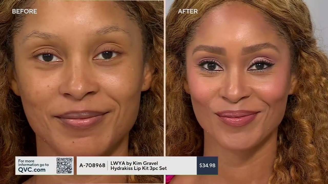 LWYA by Kim Gravel Hydrakiss Lip Kit 3pc Set on QVC
