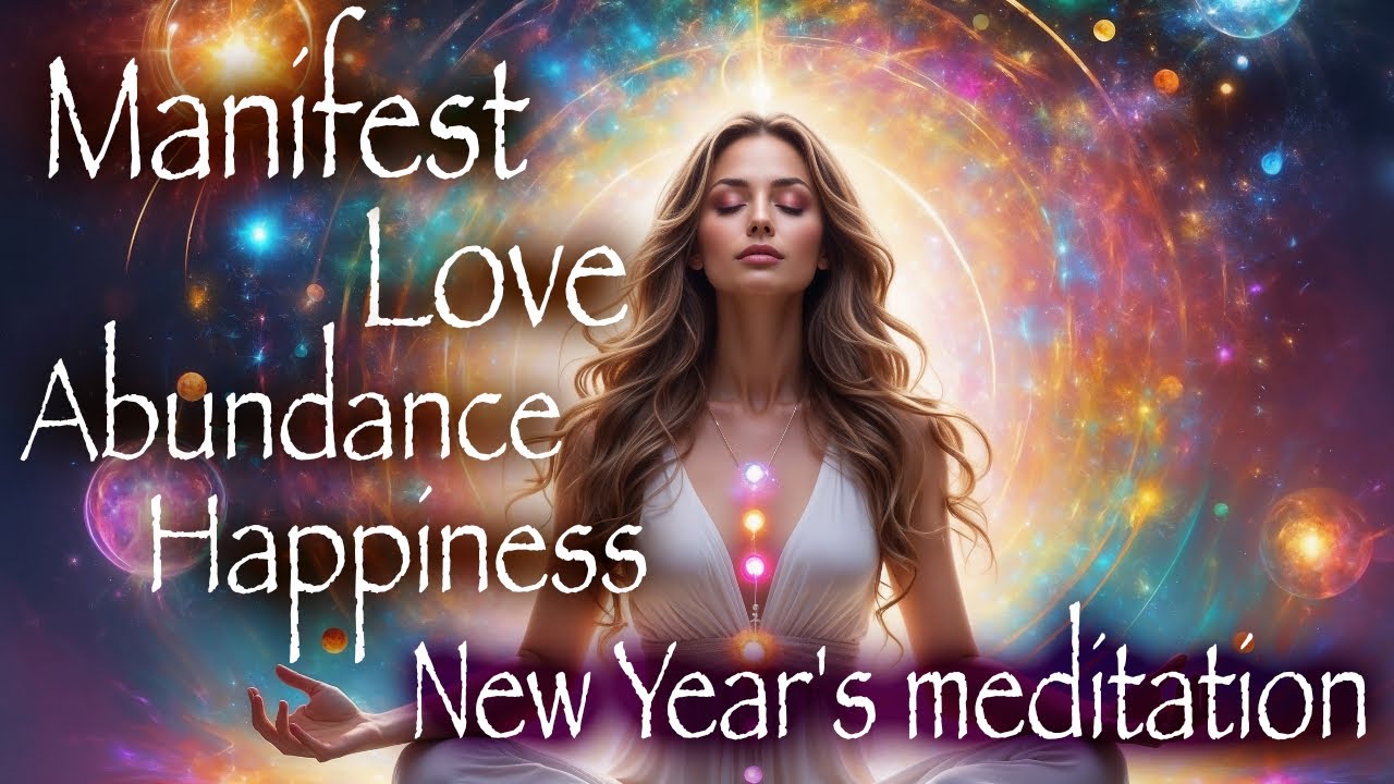 New Year Intention Setting Meditation, MANIFEST Love, Abundance and Happiness in 2025