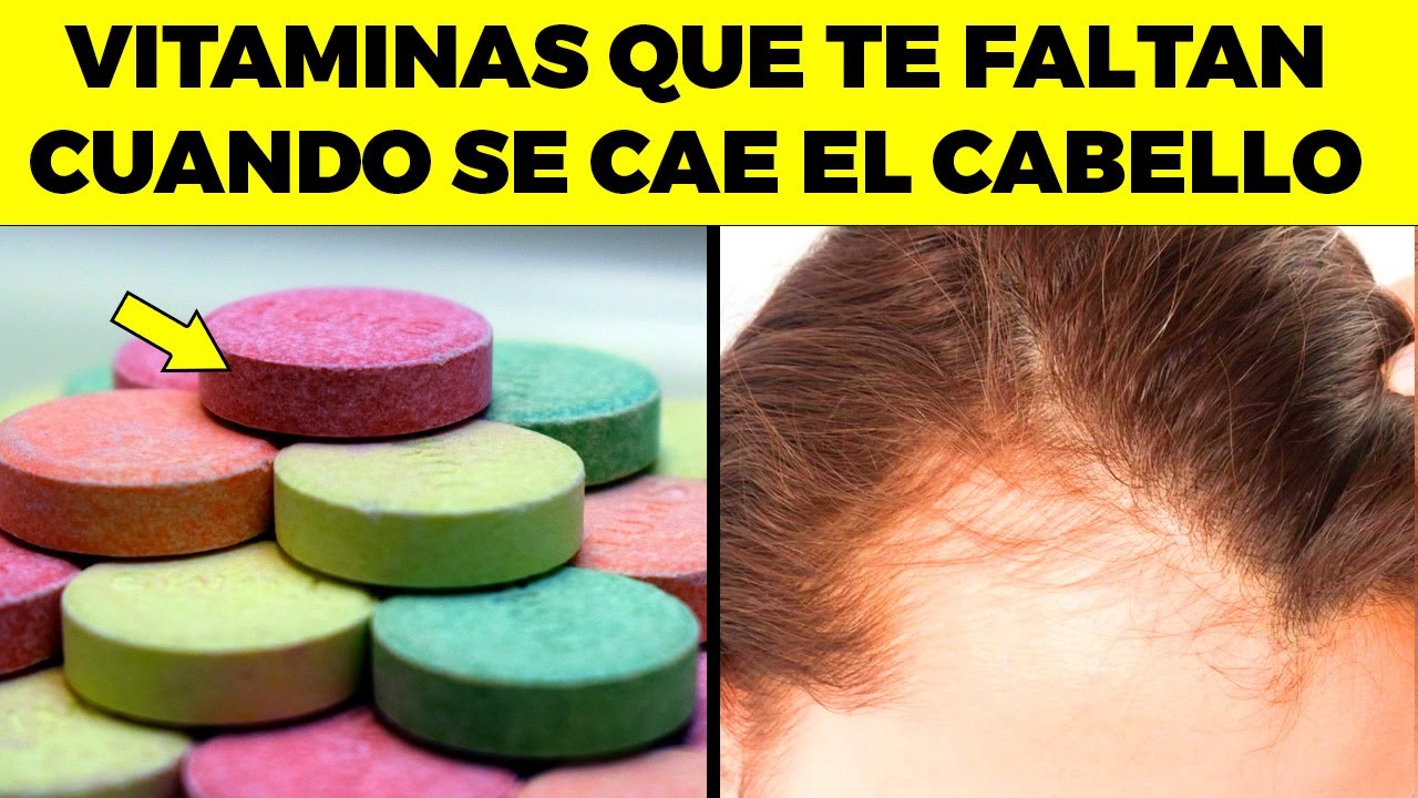 7 VITAMINAS OBLIGATORIAS cuando APARECE LA P&Eacute;RDIDA DE CABELLO
