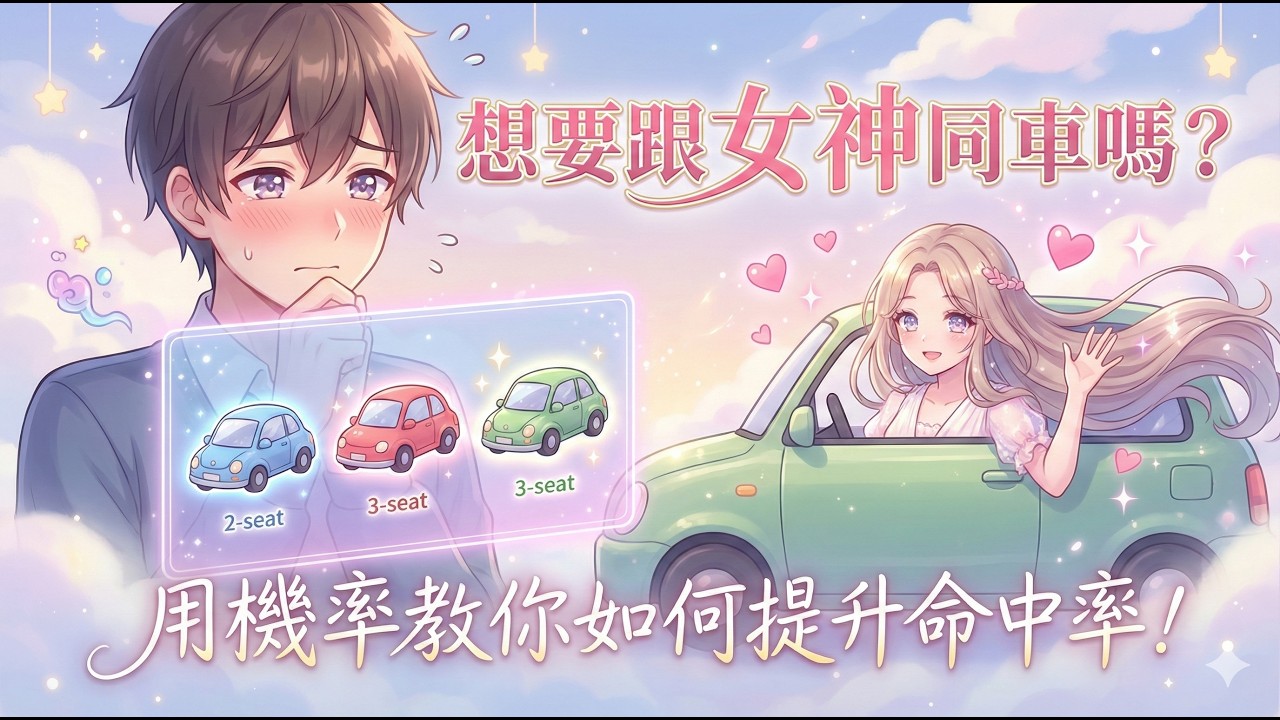 想要跟心儀女神同車嗎？那你一定要知道這個機率問題。